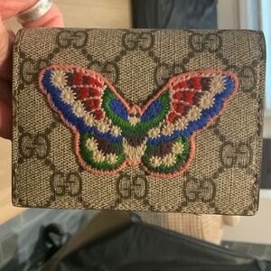 Gucci compact Wallet GG 456867 Butterfly Japan Exclusive